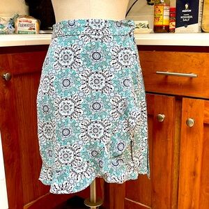 Woman’s skirt faux wrap style